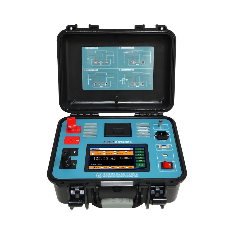 Испытание контактного сопротивления автоматического выключателя